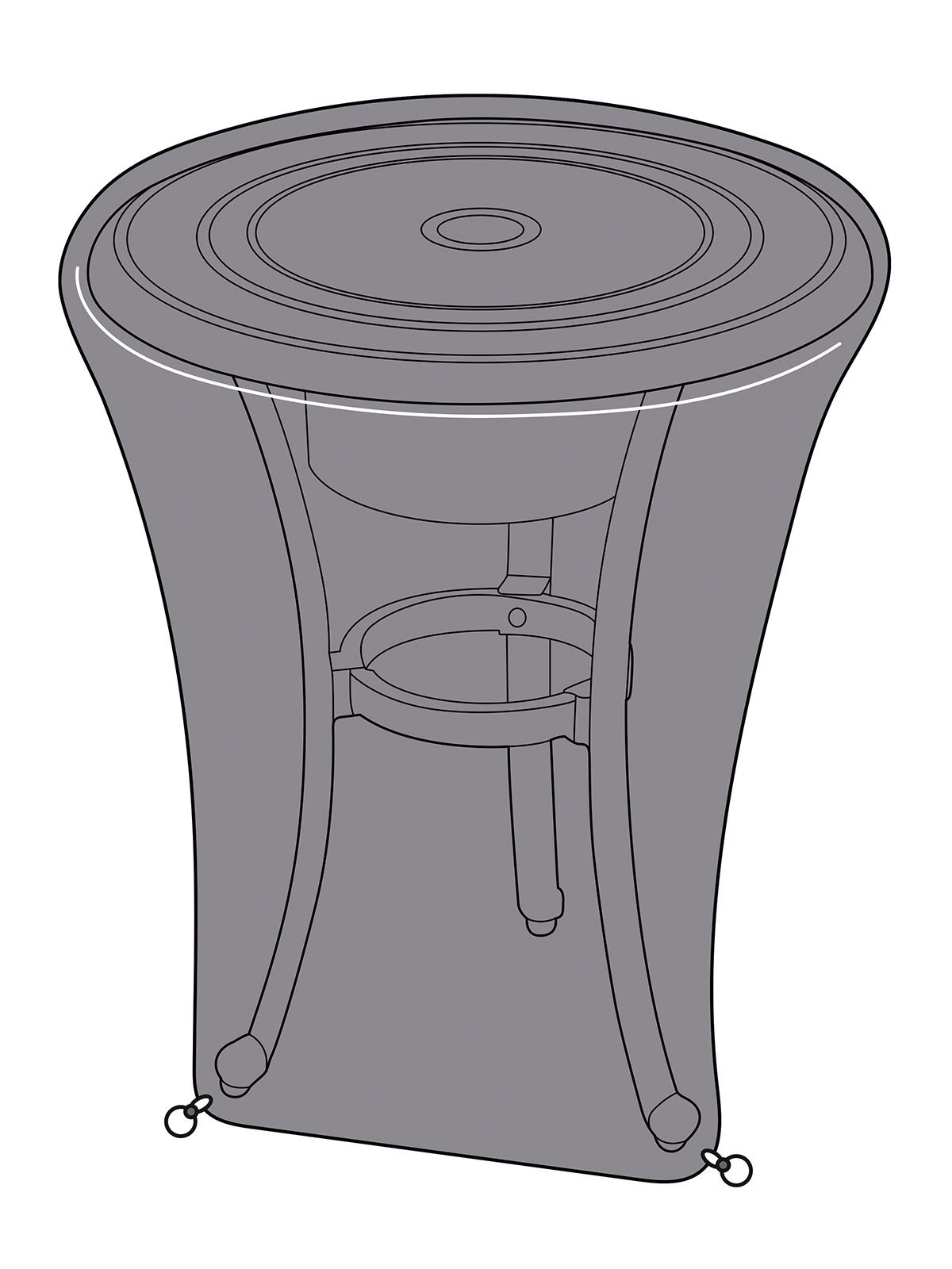 Amalfi Ice Bucket Table Amalfi Cast Aluminium Garden Furniture